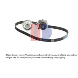 Wasserpumpe + Zahnriemensatz AKS DASIS 570306N für VW Seat Skoda Sharan Alhambra