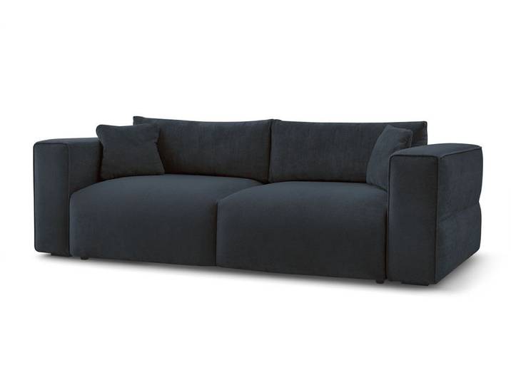 Bobochic Paris Schlafsofa Ezechiel, 3-Sitzer, 265x109 cm, Schlaffunktion + Bettkasten