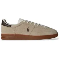 Polo Ralph Lauren für Herren. 809P09753005 Braune Bedford Wildlederpantoffeln (44), Beige, Wohnung, Schnürsenkel, Lässig