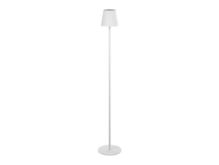 Novel Akku-Stehleuchte Lauderdale, Weiß, Metall, Kunststoff, Uni, 130 cm, Touch-Schalter (on/off), einfach zu transportieren, Lampen & Leuchten, Innenbeleuchtung, Stehlampen, Stehlampen
