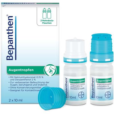 Bepanthen Augentropfen 2x10 ml