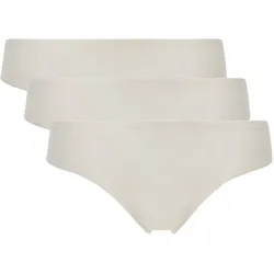 Chantelle Damen Slips, 3er Pack - SoftStretch, nahtlos, unsichtbar, Einheitsgröße 36-44 Elfenbein / One Size