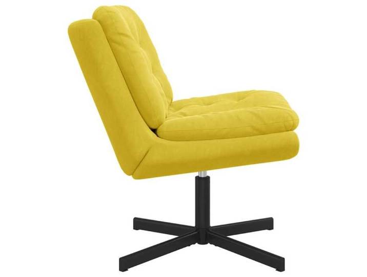 Bestseller Siège pivotant - COCO - Fauteuil relaxant pivotant - Jaune 63x75x76cm Velours C9083795396