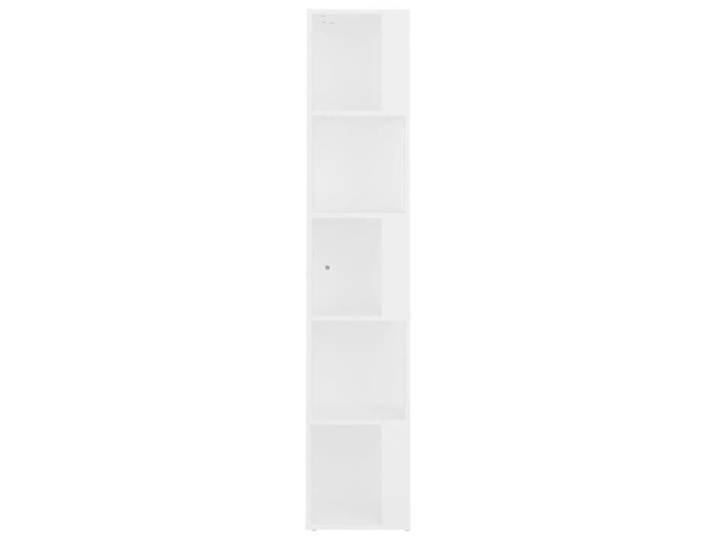 Armoire d'angle - VINGVO - Blanc - 33x33x164 5 cm - Aggloméré - Montage facile