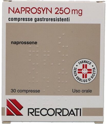 RECORDATI SpA Recordati - Naprosyn 250 mg 30 Bustine