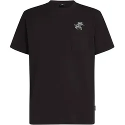 O'NEILL Herren Shirt CHEST POCKET T-SHIRT, Größe M in Schwarz Schwarz