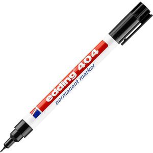 Edding Permanentmarker 404, Strichbreite 0,7 mm, schwarz