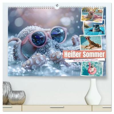 Heißer Sommer (hochwertiger Premium Wandkalender 2027 DIN A2 quer), Kunstdruck in Hochglanz