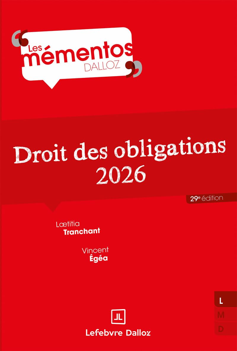 Laetitia Tranchant - Droit des obligations : 2026 - Preis vom 11.10.2026 03:10:56 h