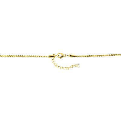 Gliederkette ADELIA´S "Halskette – Venezianerkette aus Edelstahl" Gr. 50, gold, Halsketten, Damen, 50, Edelstahl, Gliederkette, Ideal als Geschenk – dezent und elegant