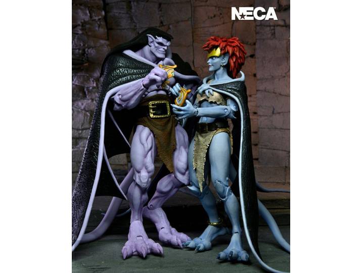 NECA Actionfigur NECA Gargoyles: Vows Ultimate Goliath and Demona Actionfiguren 2-Pack