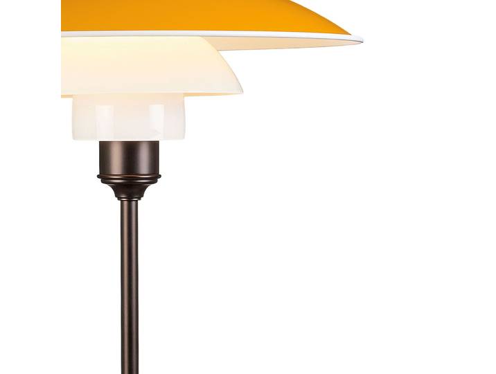 PH 3½-2½ Tischleuchte Gelb - Louis Poulsen PH 3 1/2-2 1/2 - Wohnzimmer - Design - Metall - Mit Schirm