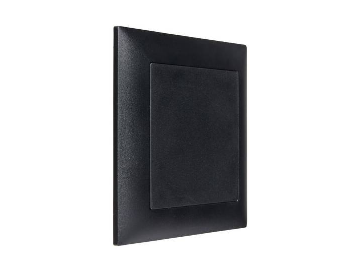 Feller Blindabdeckung Schwarz 88 × 5 mm