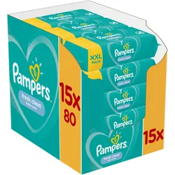 Pampers Fresh Clean (15 x 80 Stk.)