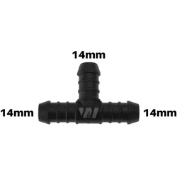 WamSter® T Schlauchverbinder Pipe Connector 14mm Durchmesser