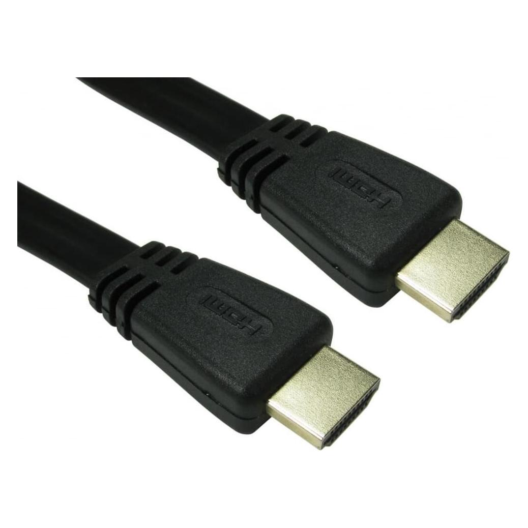 Cables Direct Cdl 3mtr HDMI Male-Male Flat Cable (3 m) (CDLHDFLAT-03K)