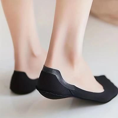 4 Paar Sommer-Liner-Socken in beliebigem Schnitt verhindern das Verrutschen der Ferse unsichtbar