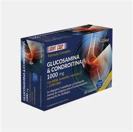 NATURE ESSENTIAL GLUCOSAMINA+CONDROITINA+MSM 60 COMPRIMIDOS