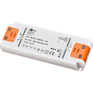 Goobay LED-Trafo 30618, für innen, bis 50 Watt / 2 A, 230 V auf 24 V