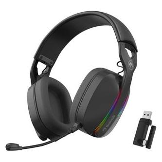 Marvo Pulz 70W Spiel-Kopfhörer, schwarz, Tri-mode (Kabellos) (HG9086W BK)