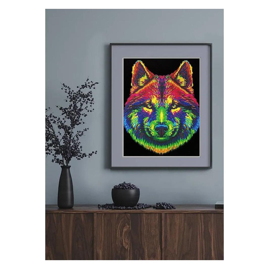 Diamond Dotz Diamond Painting Neon Wolf (DD25024)