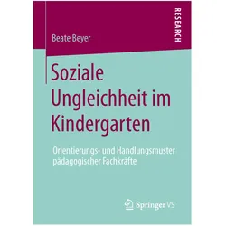 Soziale Ungleichheit im Kindergarten, Fachbücher von Beate Beyer
