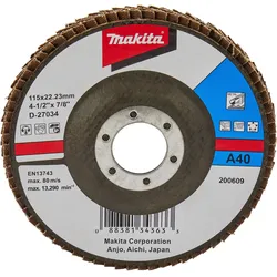 Makita Fächerschleifscheibe 115mm A40 - D-27034