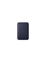 Apple Tasche für Mobiltelefon / Kreditkarte MagSafe-Kompatibilität Microtwill FineWoven marineblau iPhone 12 13 14 15 16 16e 17 17e 18 Air (MKV64ZM/A)
