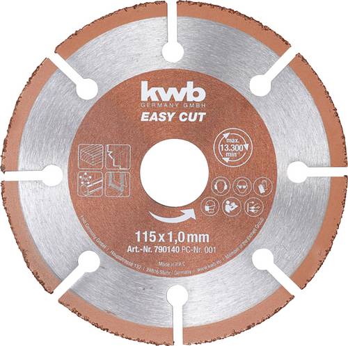 Kwb 790640 Trennscheibe gerade 150mm 1 St. Holz, Kunststoff, Kupfer