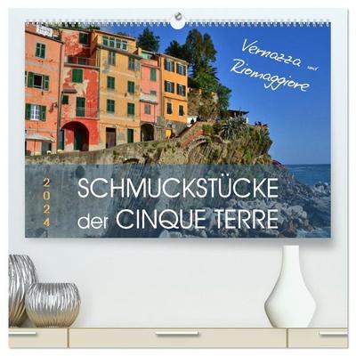 SCHMUCKSTÜCKE der CINQUE TERRE (hochwertiger Premium Wandkalender 2027 DIN A2 quer), Kunstdruck in Hochglanz