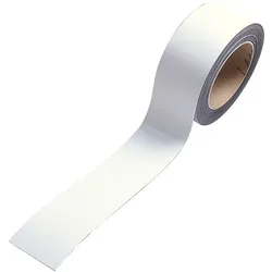 EICHNER Magnetband Lagerschild 60 mm weiß, 6 cm
