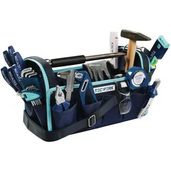 Tecwerk, Werkzeugkoffer, Werkzeugtasche Universal 27-teilig bestückt (27 Teile)