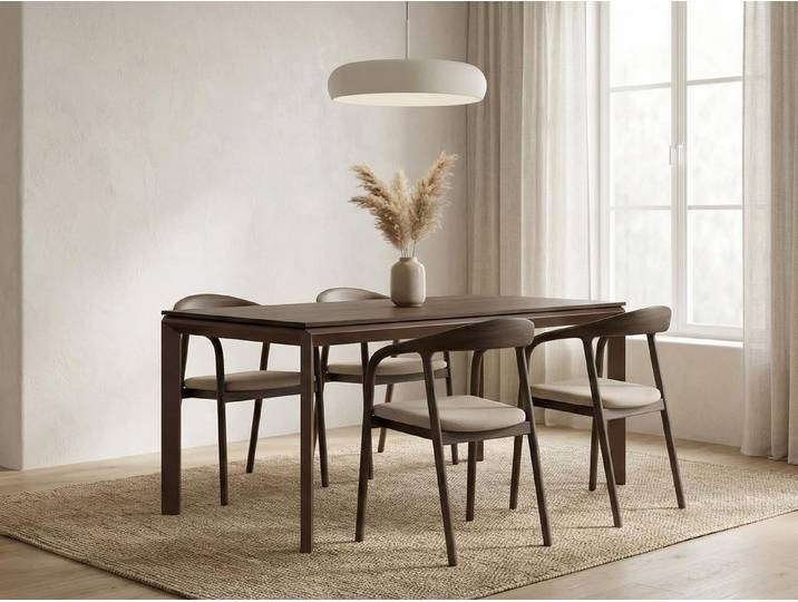 Compleo Esstisch japandi, Klassisch und Zeitlos Design, Breite: 160 cm oder 180 cm