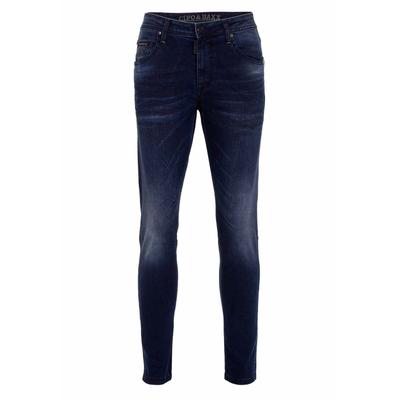 Slim-fit-Jeans CIPO & BAXX "Cipo & Baxx Jeans", Herren, Gr. W33/L34, Länge 34, blau, Obermaterial: 90% Baumwolle CO. 10% Elasthan EL., uni, slim fit, Jeans Slim-fit-Jeans, im Slim-Fit Schnitt, CD540