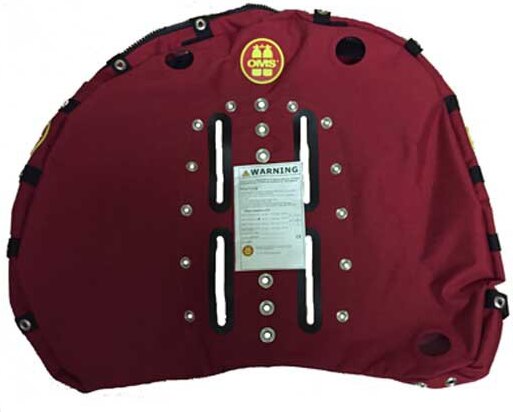 Oms Deep ocean wing 60 Lbs Sheath Äußere Hülle Rot Rot One Size