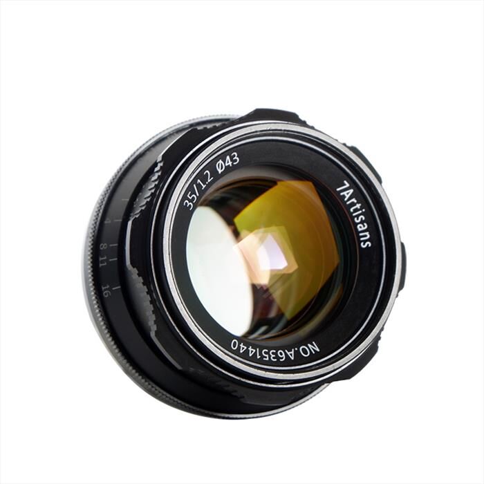 7ARTISANS Obiettivo 35mm F1.2 Micro4/3-black