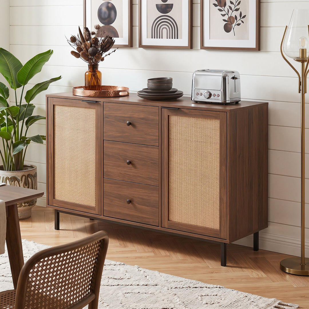 Brambly Cottage 120cm Sideboard Brown 80.5cm H X 120cm W X 40cm D