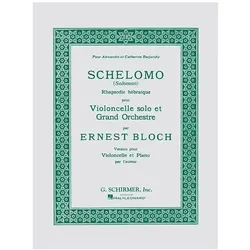 Schelomo: Cello and Piano, Sachbücher von E. Bloch