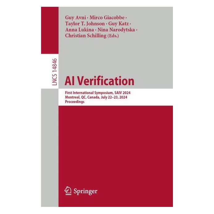 Springer AI Verification (Englisch, Softcover, Anna et al Lukina, Guy Katz, Taylor T Johnson) (57065853)
