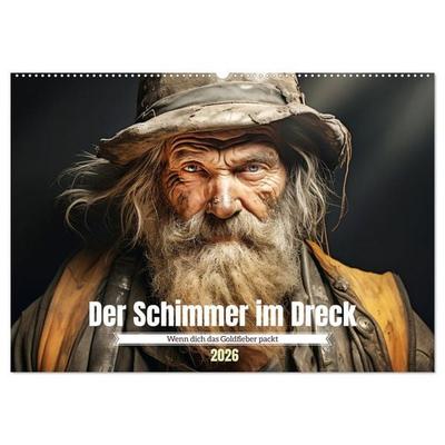 Der Schimmer im Dreck (Wandkalender 2026 DIN A2 quer), CALVENDO Monatskalender