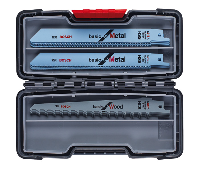 Bosch 15-tlg. Säbelsägeblatt-Set Wood and Metal Basic 2607010901