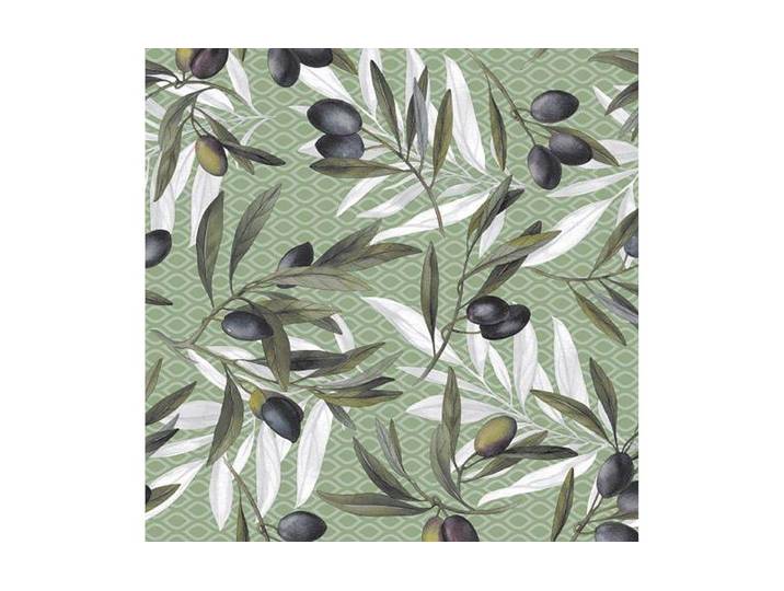 Tischdecke HUBATKA TEXTIL Ideal, Olives, 140 x 260 cm , grün (olive grün, weiß), B:140cm L:260cm, Polyvinylchlorid, Tischdecken, Tischdecke