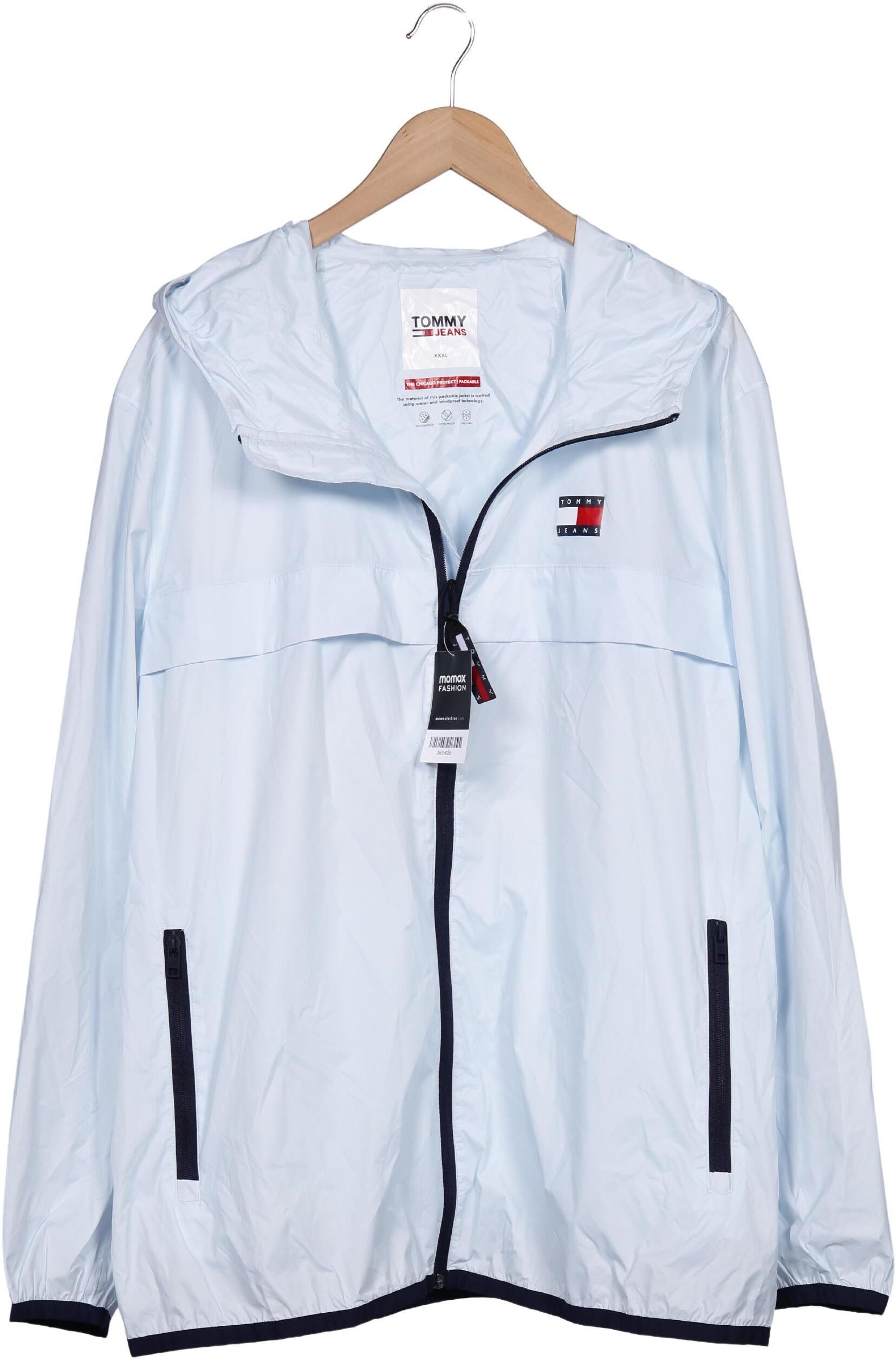 Tommy Jeans Herren Jacke, Hellblau, Gr. 3Xl, Tex / Membran / Synthetik - Second Hand