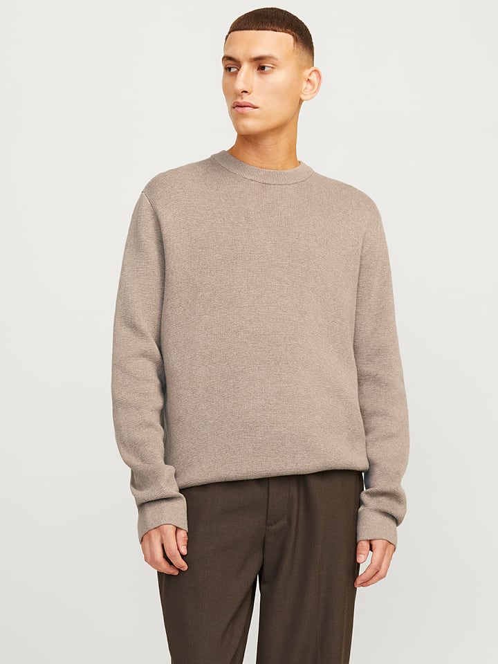 Jack & Jones Pullover "Milano" in Beige - XXL