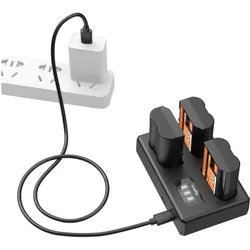 SmallRig SR6018 Camera Battery Kit For Nikon EN-EL15C 6018 (Kamera Akku), Kamera Stromversorgung, Schwarz
