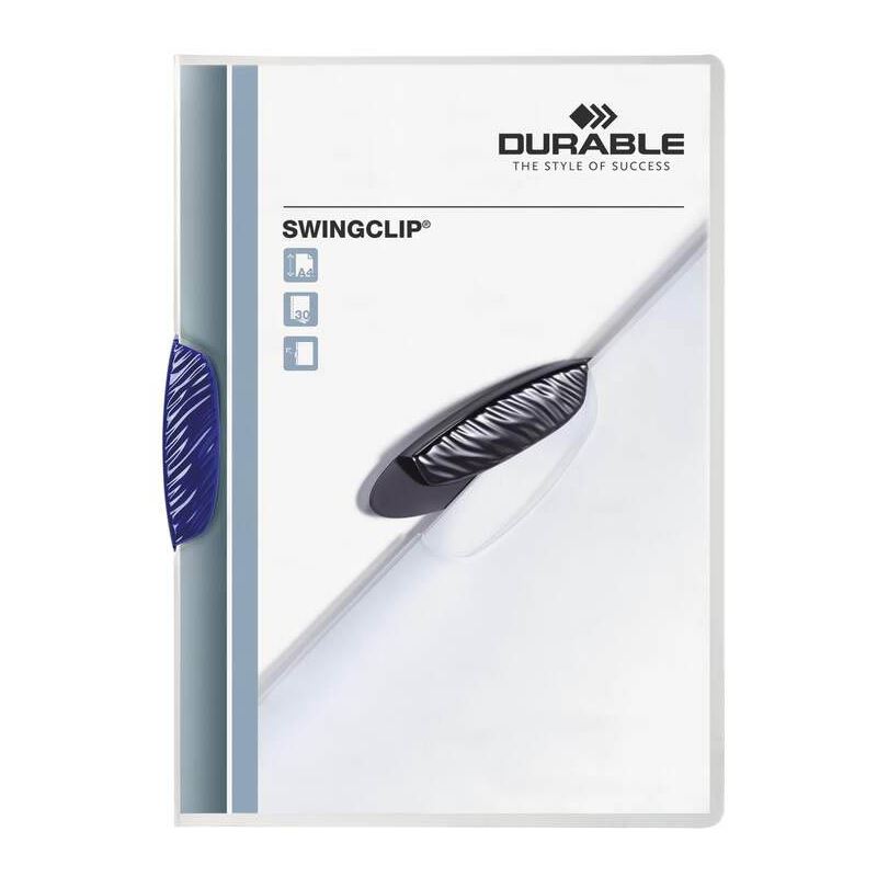 DURABLE 25 Klemmhefter SWINGCLIP dunkelblau