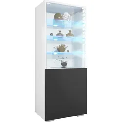 VITRINE Granada Schwarz matt