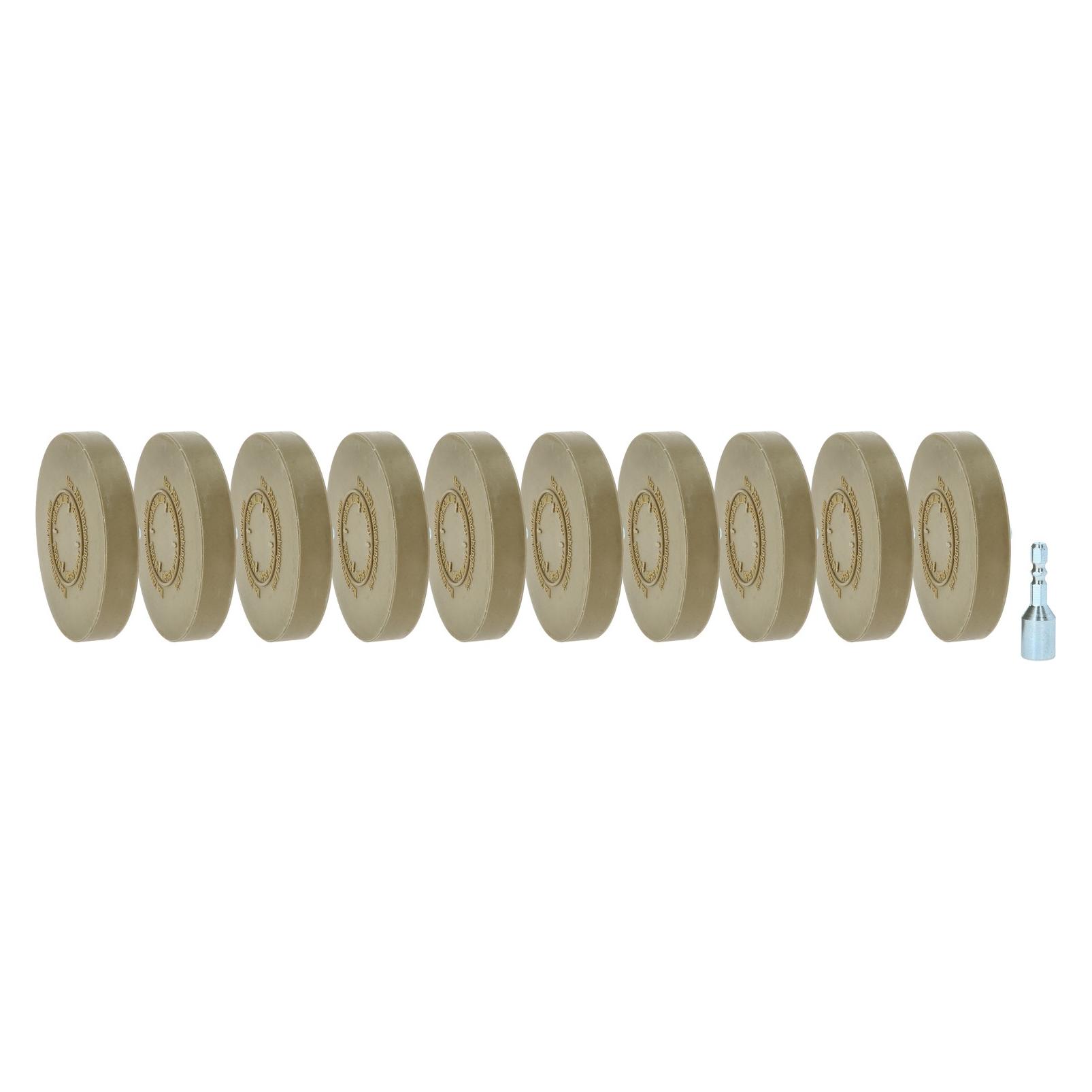 KS Tools Gummi-Radierteller für matte Lacke, 88 mm, 10er Pack (515.5496)