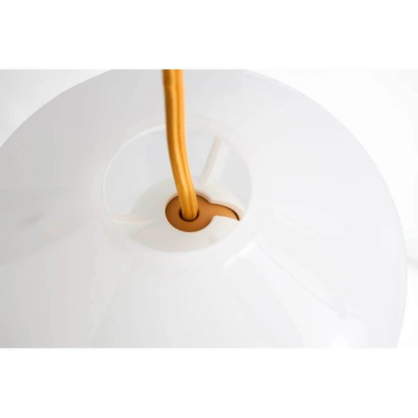 HAY Buoy Glass 300 Hanglamp - Glas - Wit/Geel