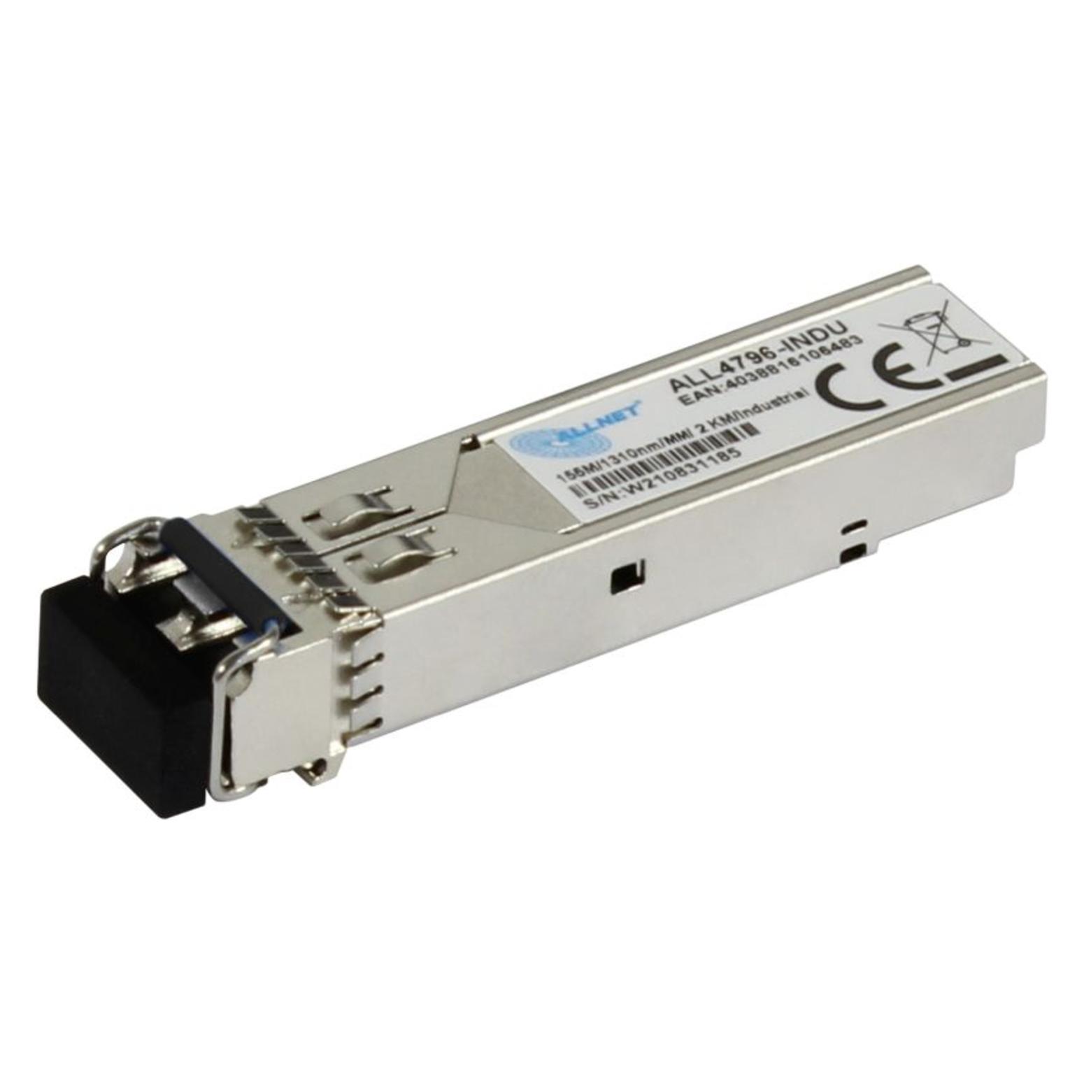 Allnet switch modul all4796-indu sfp(mini-gbic) 100mbit fx/lc 2km multi mode industrial -40/+85 gra (ALL4796-INDU)